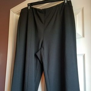Cato ponte knit wide leg pants, 14w/16w